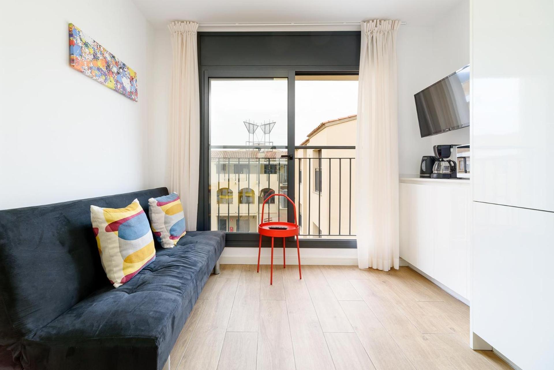 Castell Beach Aparthotel กาสเตย์เดเฟลส์ ภายนอก รูปภาพ